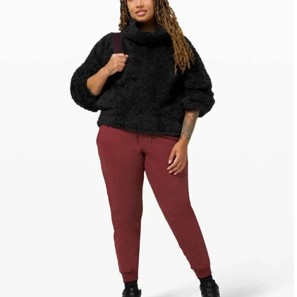 Lululemon Warmth Restore Sherpa Pullover Teddy Bear Jacket Black Size XS Small - Picture 6 of 14